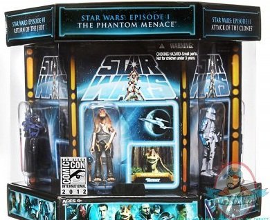 Star Wars SDCC 2012 Carbonite Chamber Pack Jar Jar Binks  by Hasbro