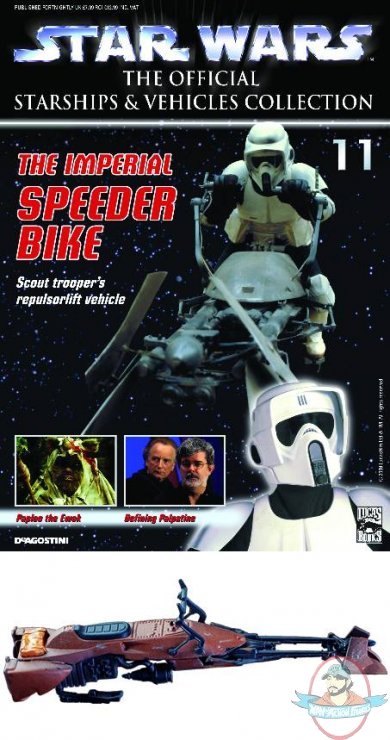 Star Wars Figurine Collection Magazine #11 Speeder Bike De Agostini
