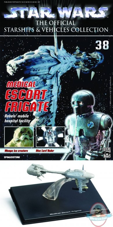 Star Wars Vehicles Collection Magazine # 38 Escort Frigate De Agostini