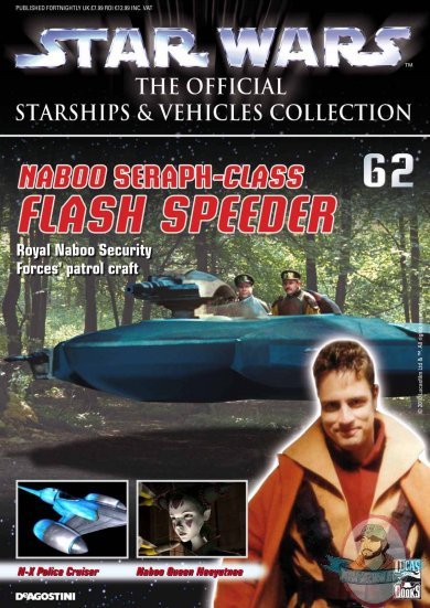 Star Wars Vehicles Collection Magazine #62 Flash Speeder by Deagostini