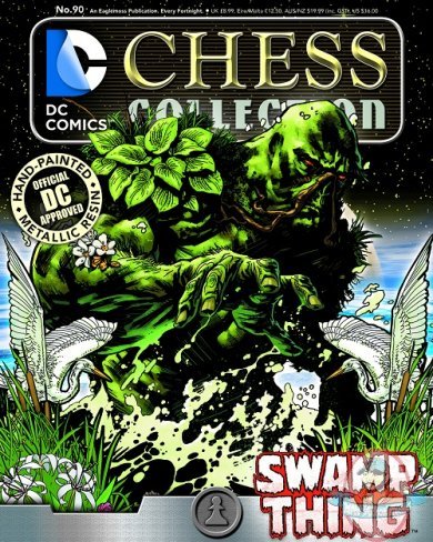 Dc Superhero Chess Magazine #90 Swamp Thing White Pawn Eaglemoss