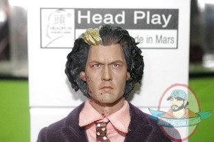 12 Inch 1/6 Scale Sweeney Todd Johnny Depp Head Sculpt by HeadPlay 