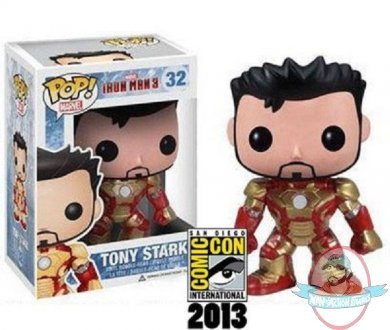 SDCC 2013 Pop! Marvel Iron Man 3 Mark 42 with Tony Head Vinyl Figure 