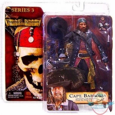 Pirates of the Caribbean Curse of Black Pearl Serie 3 Captain Barbossa