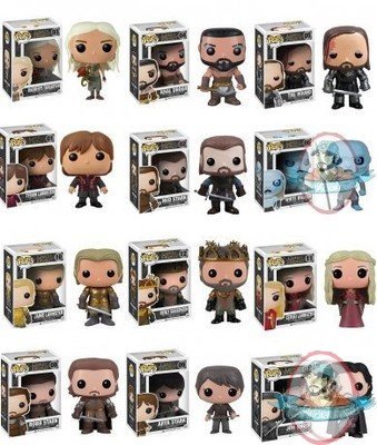 Pop! Game of Thrones Series 1 and 2 Set Vinyl Figure by Funko