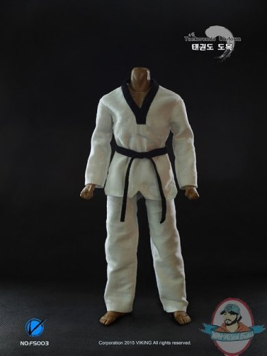 1/6 Action Figure Accessories Taekwondo Uniform VK-FS003