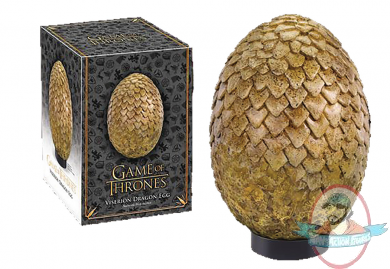 Game of Thrones Dragon Egg Viseron Tan Replica Noble Collection