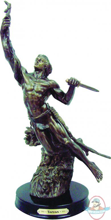 Tarzan 100Th Anniversary Signed Bronze Statue by diamond Select