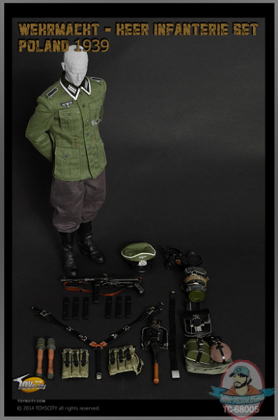 Toys City WWII Wehrmacht Heer Infanterie Set A, Poland 1939