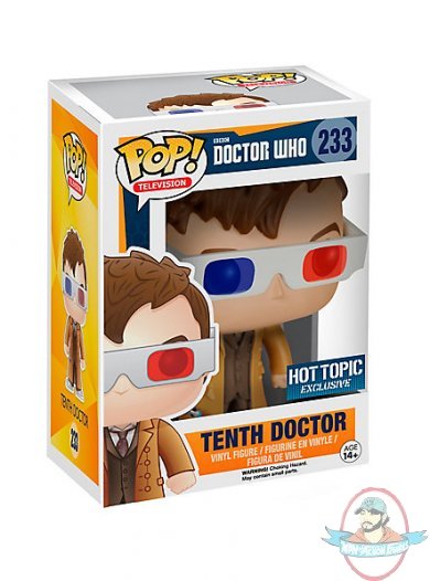 Pop! Television Doctor Who 10th Tenth Doctor Hot Topic Exclusive Funko