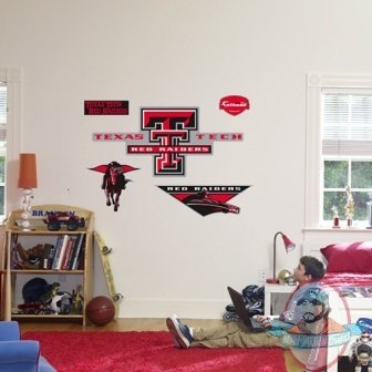 Fathead Fat Head Texas Tech Red Raiders Logo NCAA