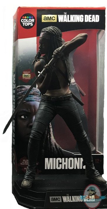 The Walking Dead TV Michonne Color Tops Series Red Figure McFarlane