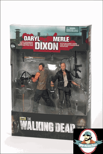 The Walking Dead TV Series 4 Merle and Daryl Dixon 2-Pack by McFarlane