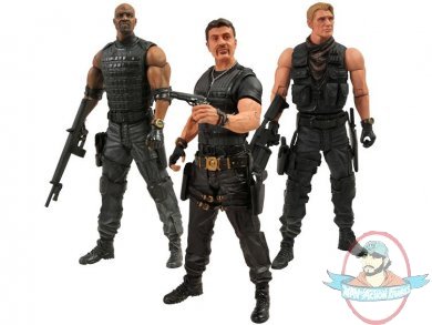The Expendables 2 Figure Series 01 Set of 3