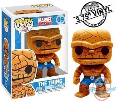 Fantastic Four Thing Pop! Vinyl Bobble Head Retired Vaulted by Funko