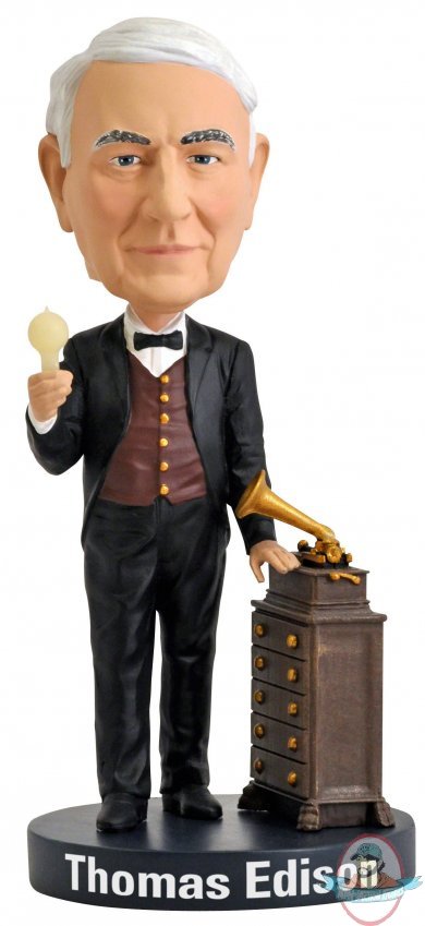 Thomas Edison Bobblehead by Royal Bobbles 