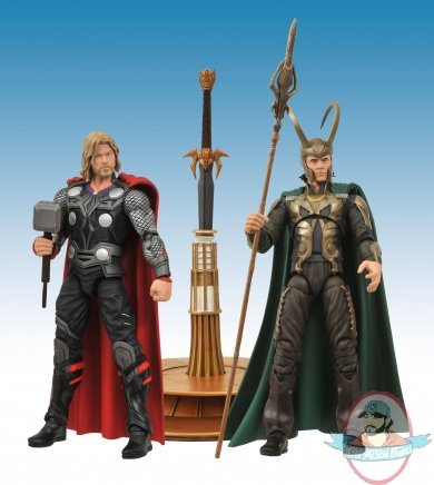 Marvel Select Loki & Thor Movie Action Figure by Diamond Select