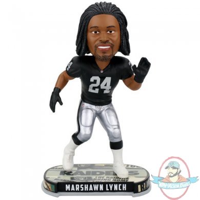 NFL Oakland Raiders Marshawn Lynch Headline Bobblehead Forever 