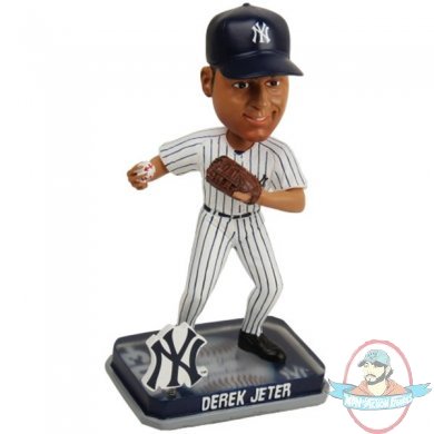 MLB Derek Jeter New York Yankees Springy Logo Bobble Head