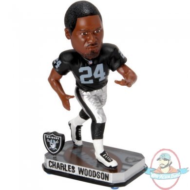 Oakland Raiders Charles Woodson Bobblehead by Forever Collectible