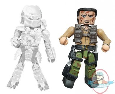 Predators Dutch vs. Cloaked Jungle Predator 2 Pack Minimates Series 2