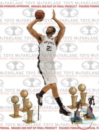 NBA Tim Duncan San Antonio Spurs 5X Champ/2X MVP Limited McFarlane 