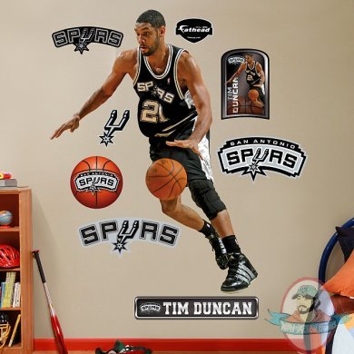 Fathead NBA Tim Duncan No 21 San Antonio Spurs