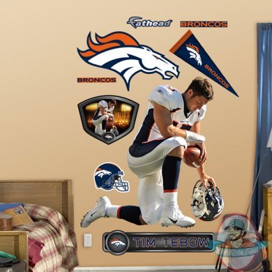 Fathead Tim Tebow"Tebowing" Denver Broncos NFL