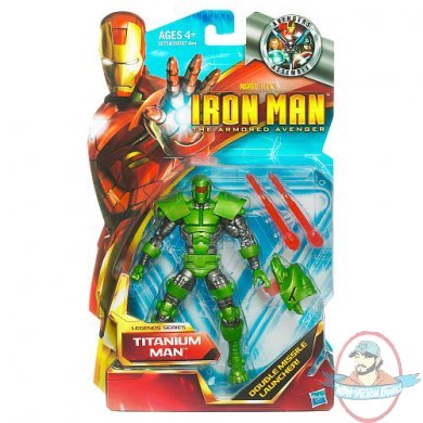  Iron Man Titanium Man 6-inch Marvel Legends Figures Wave 2 Hasbro
