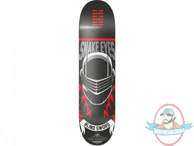 GI Joe Skate Board Deck Snake Eyes "Blind Sword" The Loyal Subjects