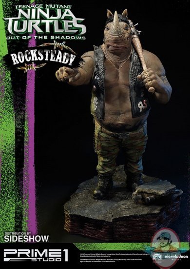 1/4 TMNT Out of the Shadows Rocksteady Statue 902833 Prime 1 Studio