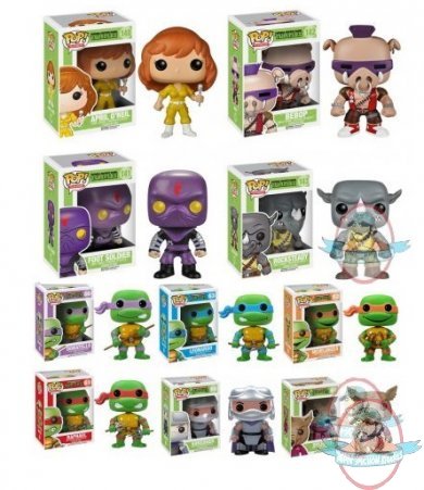 Pop! Television: Teenage Mutant Ninja Turtles Set of 10 Vinyl  Funko