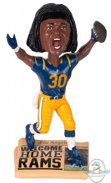 NFL Todd Gurley Los Angeles Rams Newspaper Base BobbleHead Forever 