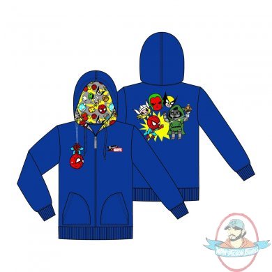  Tokidoki X Marvel Floating Heads Zip-Up Hoodie Large