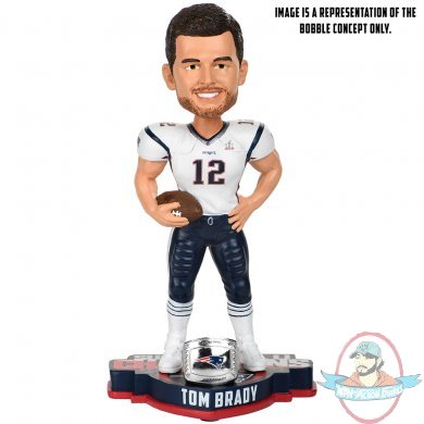 NFL Tom Brady Super Bowl Champions BobbleHead Forever 