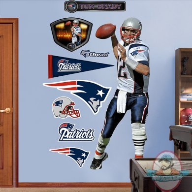 Fathead Tom Brady (away)  New England Patriots NFL