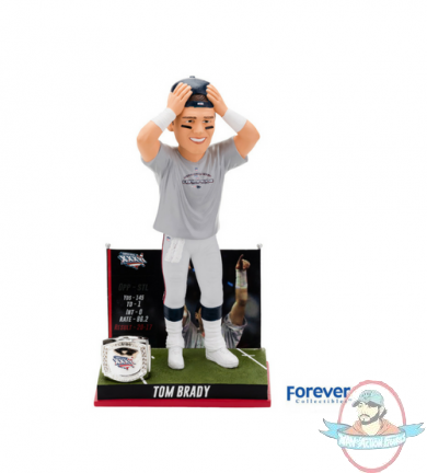 Forever Collectibles Tom Brady First Super Bowl Win Bobblehead