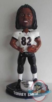 NFL Torrey Smith Baltimore Ravens Super Bowl XLVII Champ Bobble Head