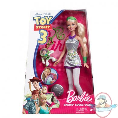 Toy Story Barbie Loves Buzz Lightyear Doll by Mattel