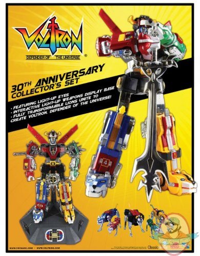 30th Anniversary Voltron Collectors Set Toynami Used