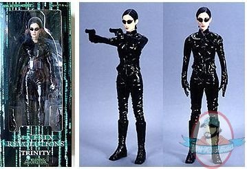 Trinity 12" action figure in Matrix Reloaded by Medicom