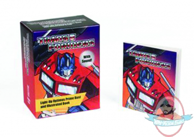 Transformers Light-Up Optimus Prime Bust & Book Running Press