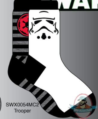 Star Wars Mens Crew 2 Pack Trooper Socks 