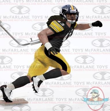 McFarlane NFL Troy Polamalu Pittsburgh Steelers Series 29 JC