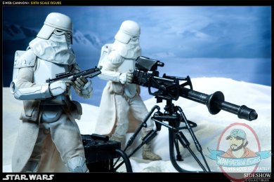 Star Wars 1/6 Snowtrooper & E-Web Heavy Repeating Blaster by Sideshow 