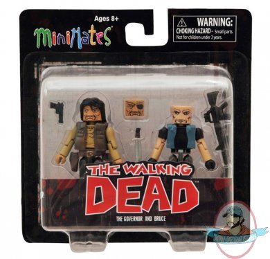 The Walking Dead Series 4 The Governor & Bruce Minimates