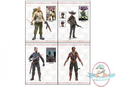 The Walking Dead Comic Series 4 Set 4 Figures by McFarlane