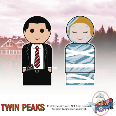 Twin Peaks Cooper/Laura Palmer Pin Mate Set Bif Bang Pow