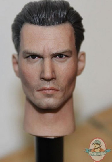  12 Inch 1/6 Scale Head Sculpt Johnny Depp HP-0023 by HeadPlay 