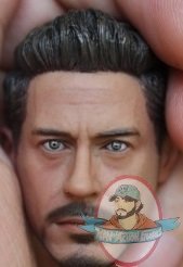 1/6 Scale Tony Stark Custom Head for 12 inch Figures